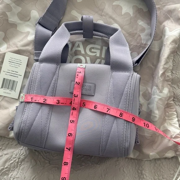 DAGNE DOVER Landon Carryall XS Dust Violet Lavender Bag - Picture 4 of 16